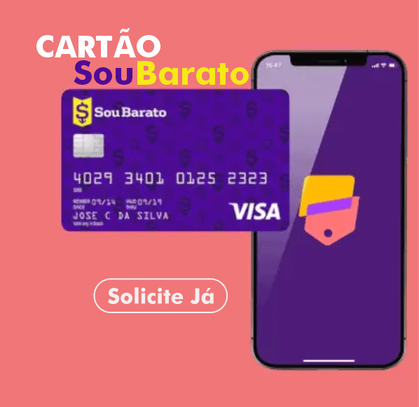 Cartão de crédito Sou Barato: Cashback + Acumulo de pontos exclusivo, como solicitar o seu