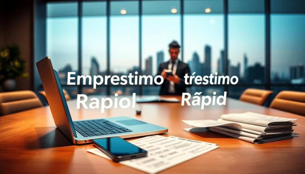 conceito de empréstimo rápido