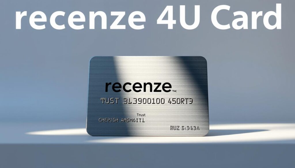 A high-quality, realistic rendering of the "recenze 4U Card" product, showcasing its features and design. Detailed close-up in natural studio lighting, capturing the materiality and textures of the card. Positioned on a clean, minimalist background to emphasize the product. The image should convey a sense of trust, reliability, and convenience, reflecting the positive user experiences mentioned in the article section title. A high-quality, realistic rendering of the "recenze 4U Card" product, showcasing its features and design. Detailed close-up in natural studio lighting, capturing the materiality and textures of the card. Positioned on a clean, minimalist background to emphasize the product. The image should convey a sense of trust, reliability, and convenience, reflecting the positive user experiences mentioned in the article section title.