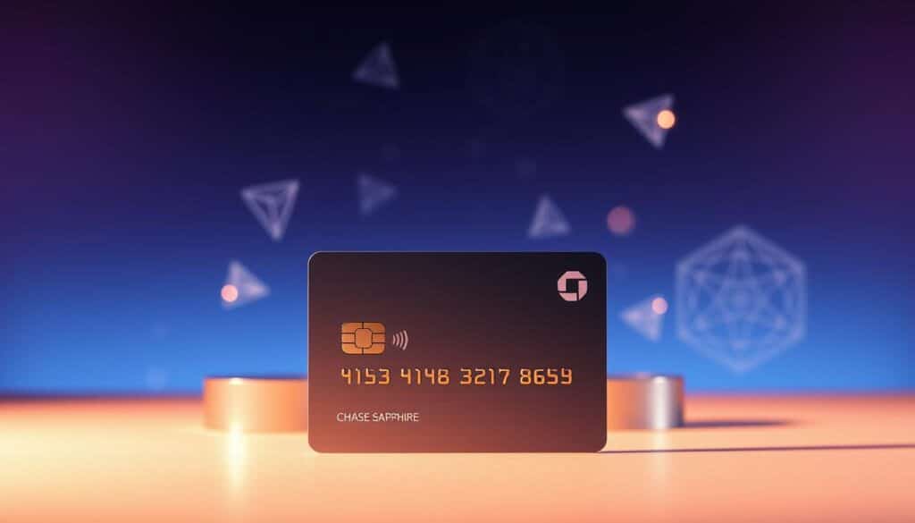A sophisticated, elegant credit card welcome bonus design. In the foreground, a shimmering Chase Sapphire credit card takes center stage, its sleek metallic surface reflecting a warm, ambient light. The background features a subtle gradient of blues and purples, evoking a sense of luxury and exclusivity. Delicate, geometric patterns and shapes float in the middle ground, adding depth and visual interest. The overall composition conveys a premium, high-end aesthetic that aligns with the prestige of the Chase Sapphire brand and its generous welcome bonus offerings. A sophisticated, elegant credit card welcome bonus design. In the foreground, a shimmering Chase Sapphire credit card takes center stage, its sleek metallic surface reflecting a warm, ambient light. The background features a subtle gradient of blues and purples, evoking a sense of luxury and exclusivity. Delicate, geometric patterns and shapes float in the middle ground, adding depth and visual interest. The overall composition conveys a premium, high-end aesthetic that aligns with the prestige of the Chase Sapphire brand and its generous welcome bonus offerings.