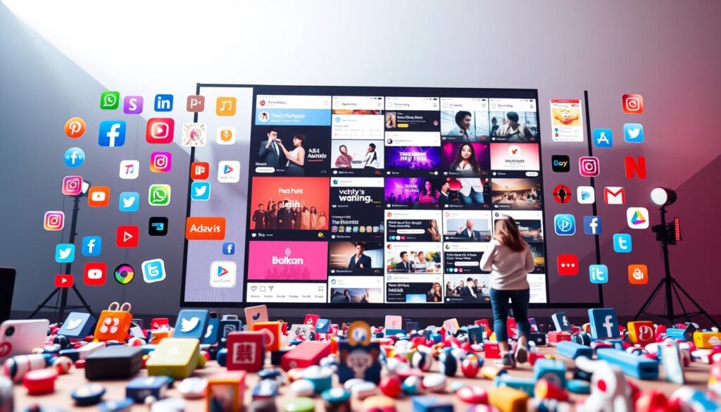 A vibrant and visually engaging image of "SNS 최적화" with a focus on the optimization of event promotion on social media. The foreground showcases a diverse array of social media platforms and icons, each representing a different channel for event announcement and engagement. The middle ground features a dynamic grid layout, showcasing various event details, visuals, and calls-to-action, all optimized for seamless social media sharing and interaction. The background sets the mood with a soft, gradient-based color scheme, complementing the modern and tech-savvy aesthetic. The lighting is clean and directional, highlighting the key elements and creating a sense of depth and dimension. The overall composition conveys the idea of a well-planned, strategically optimized social media campaign for event promotion.