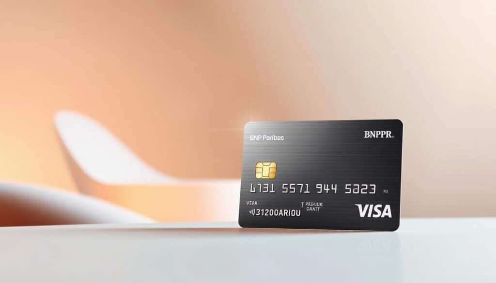Assurances Visa Premier BNP Paribas: a premium credit card offering robust protection and assistance. In the foreground, a sleek, metallic Visa Premier card commands attention, its reflective surface capturing the warm lighting. The middle ground showcases a serene, minimalist scene with icons representing the comprehensive insurance and concierge services. In the background, a soft, gradient-rich backdrop evokes a sense of prestige and exclusivity. Crisp, high-resolution details and a sophisticated color palette convey the premium quality and trustworthiness of the BNP Paribas brand. The overall composition exudes a sense of security, reliability, and the elevated lifestyle associated with the Visa Premier card. Assurances Visa Premier BNP Paribas: a premium credit card offering robust protection and assistance. In the foreground, a sleek, metallic Visa Premier card commands attention, its reflective surface capturing the warm lighting. The middle ground showcases a serene, minimalist scene with icons representing the comprehensive insurance and concierge services. In the background, a soft, gradient-rich backdrop evokes a sense of prestige and exclusivity. Crisp, high-resolution details and a sophisticated color palette convey the premium quality and trustworthiness of the BNP Paribas brand. The overall composition exudes a sense of security, reliability, and the elevated lifestyle associated with the Visa Premier card.