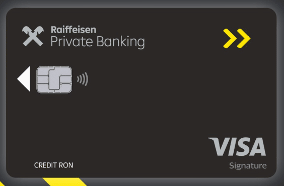 Raiffeisen Cardul Visa Credit Signature