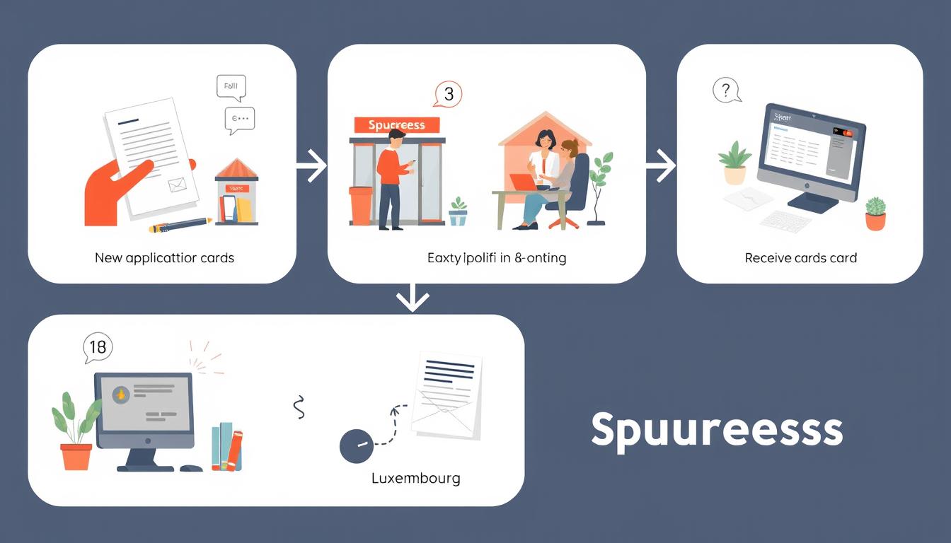 Étapes communes pour demander les cartes Spuerkeess
