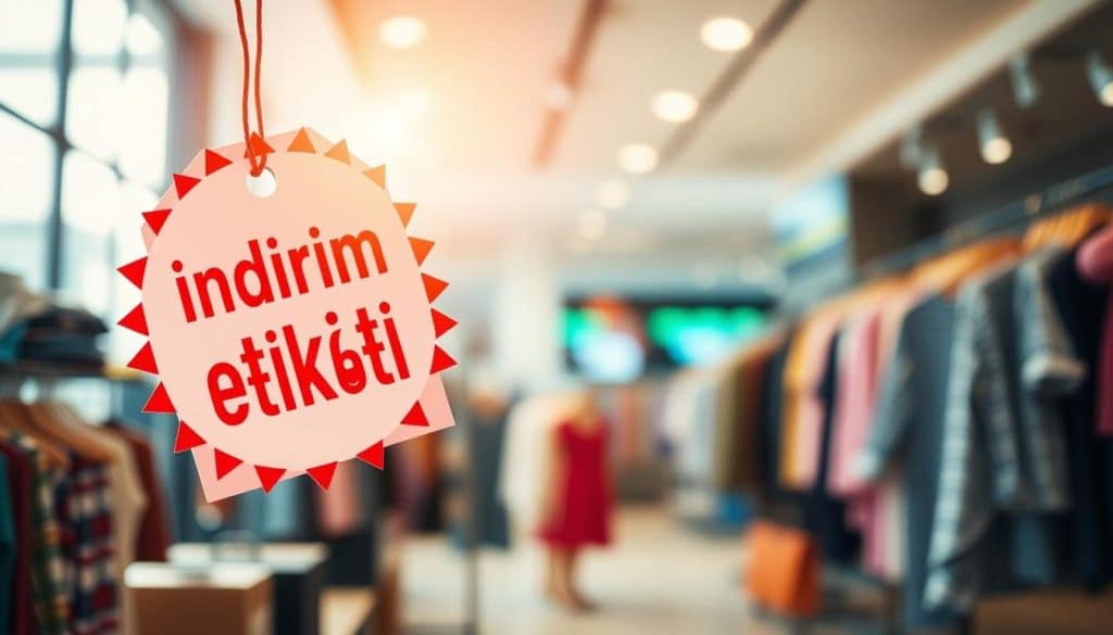 indirim etiketi