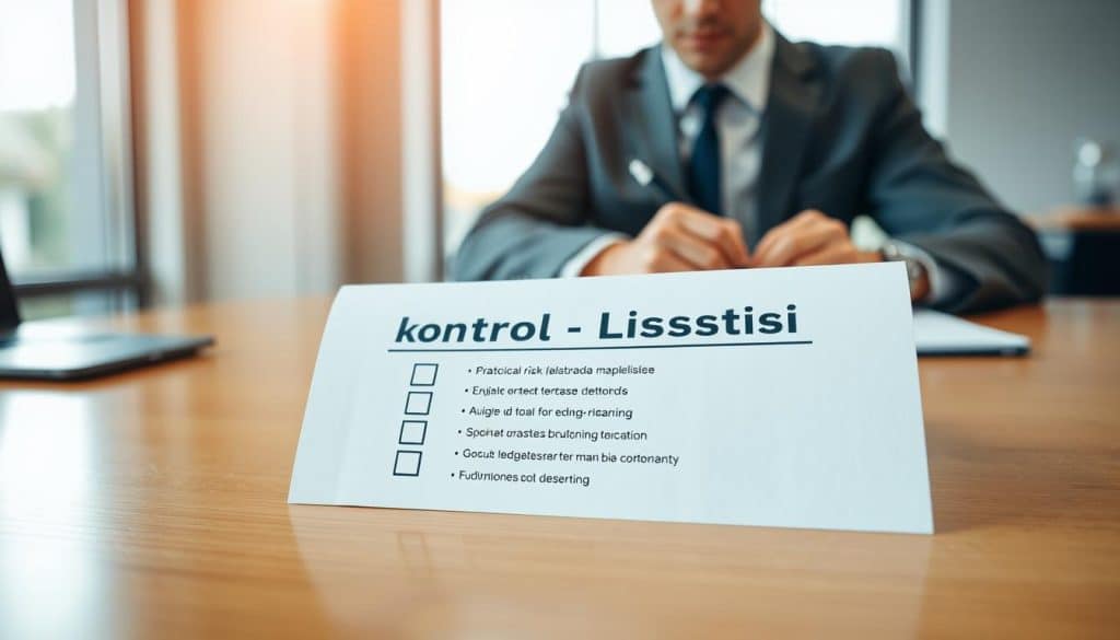 kontrol listesi