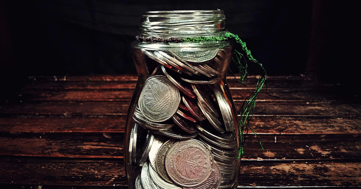 clear glass jar on brown wooden table